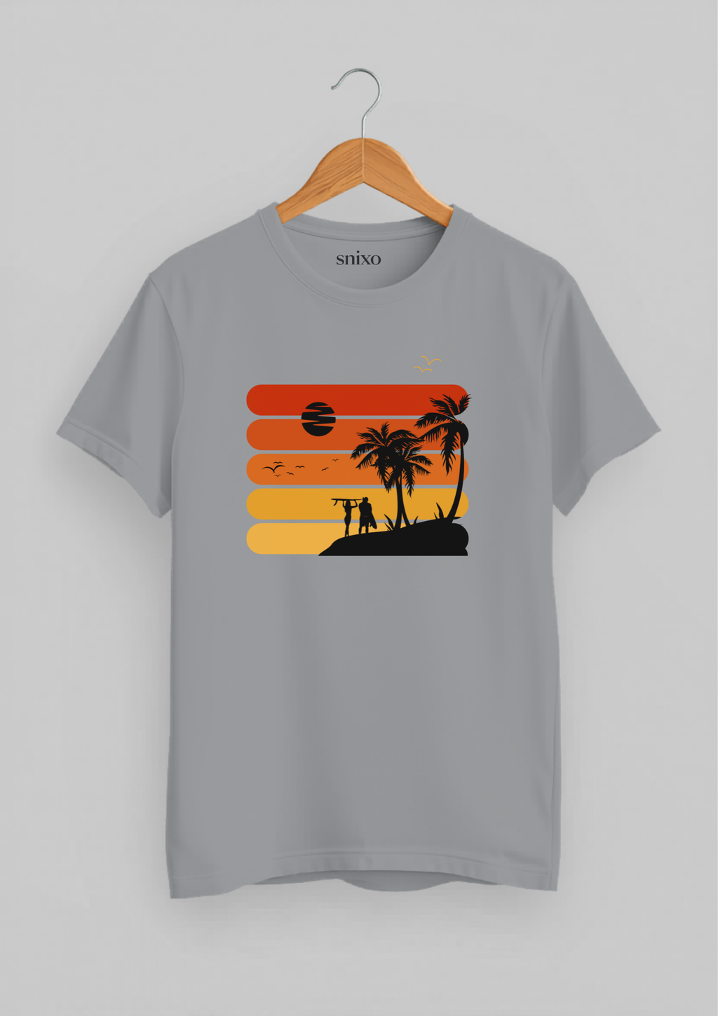 Pacific Pulse Classic Fit T-Shirt | Gray Melange
