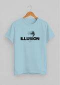 Illusion Snixo Classic Fit T-Shirt | Baby Blue