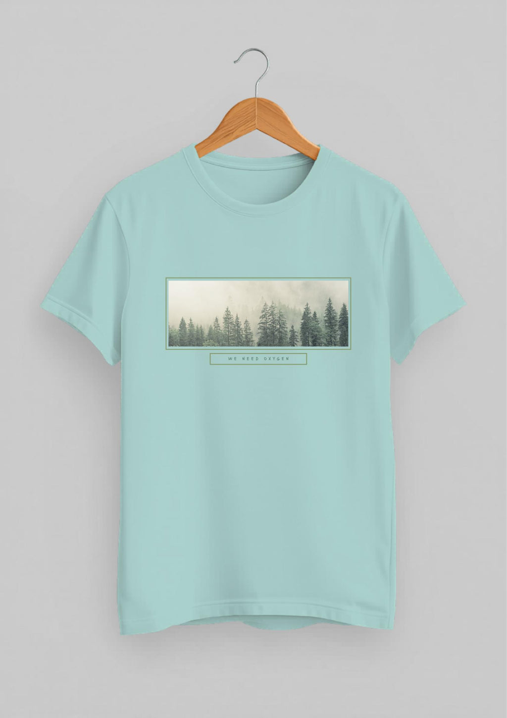 We Want Oxygen Classic Fit T-Shirt | Mint