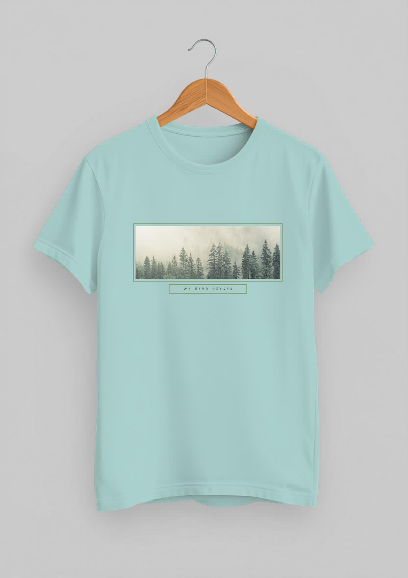 We Want Oxygen Classic Fit T-Shirt | Mint