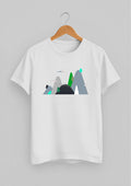 Grain & Gradient Classic Fit T-Shirt | White