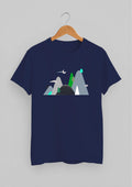 Grain & Gradient Classic Fit T-Shirt | Royal Blue