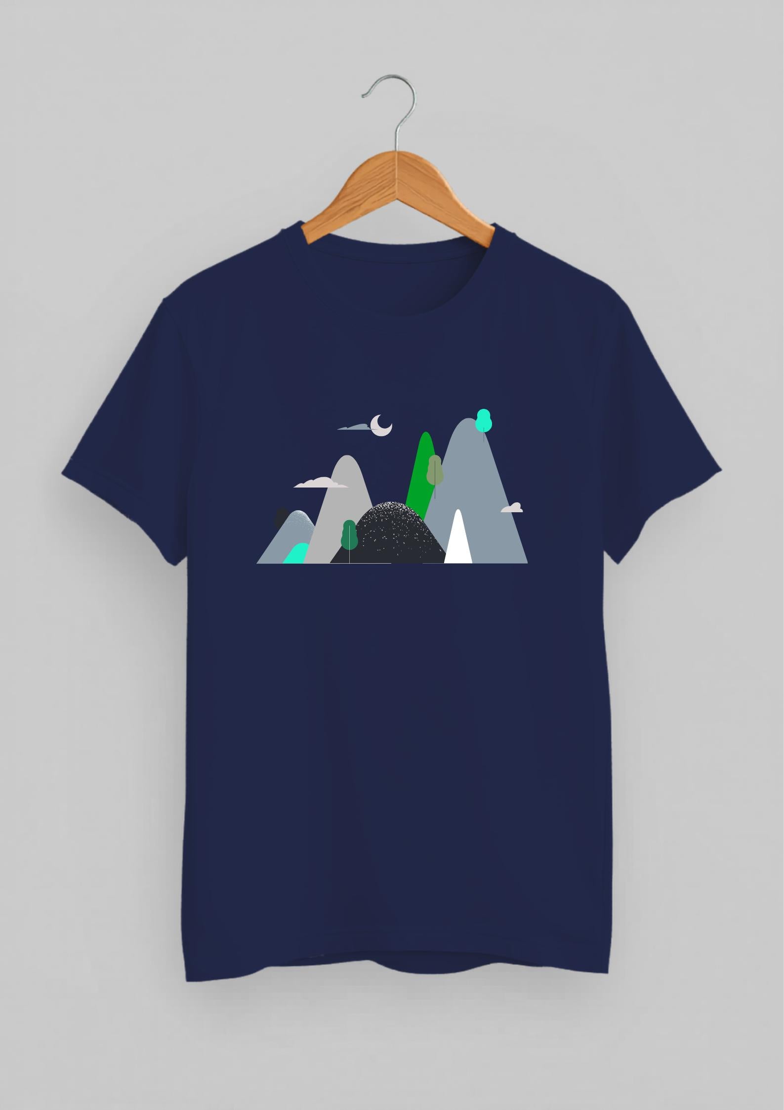 Grain & Gradient Classic Fit T-Shirt | Royal Blue