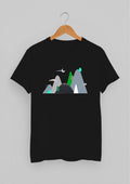 Grain & Gradient Classic Fit T-Shirt | Black