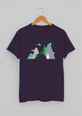 Grain & Gradient Classic Fit T-Shirt | Purple