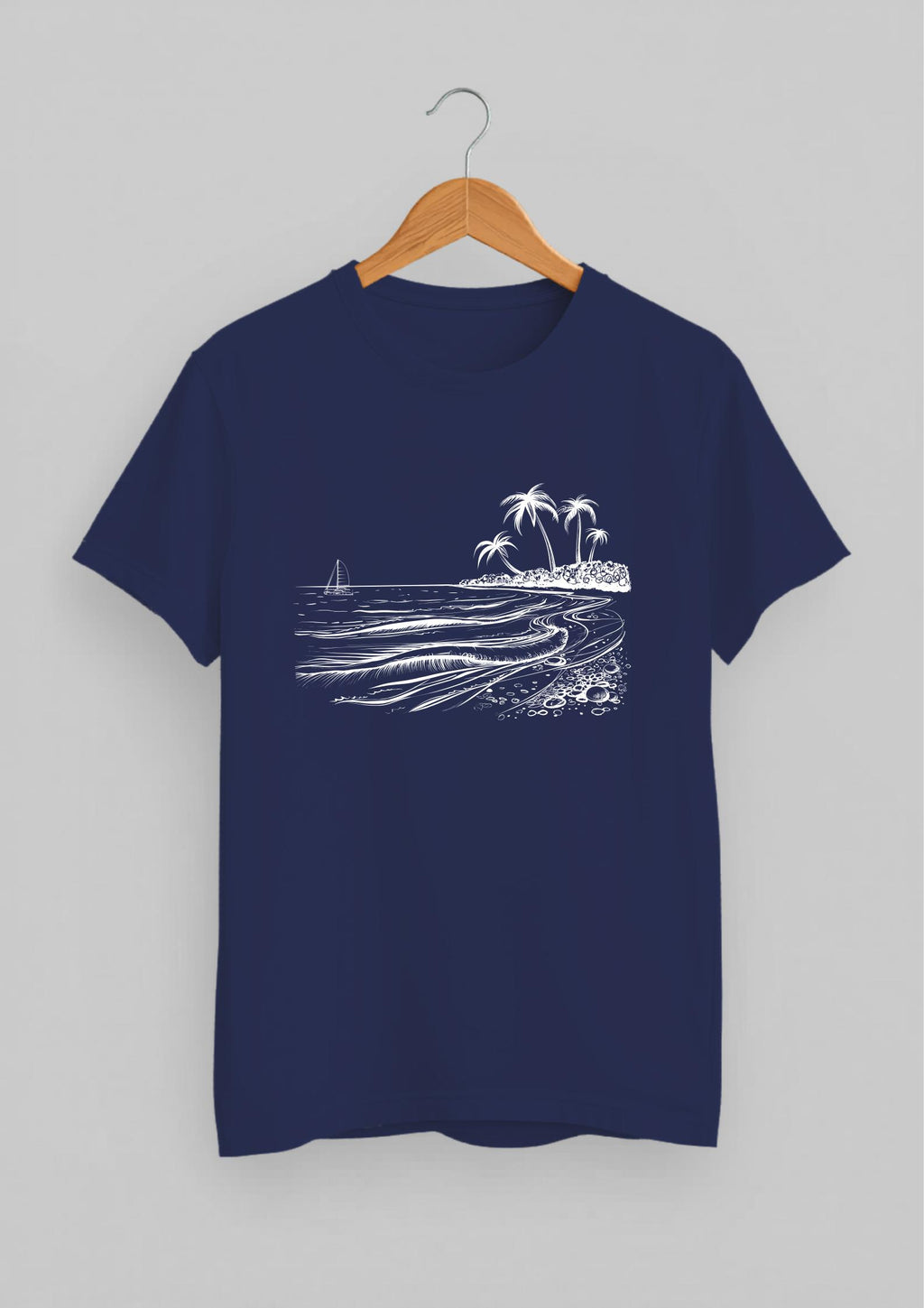 Oceanic Lines Snixo Classic Fit T-Shirt | Royal Blue