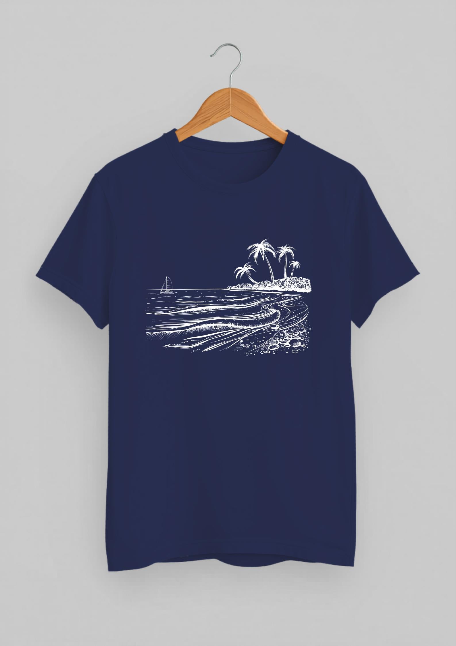 Oceanic Lines Snixo Classic Fit T-Shirt | Royal Blue