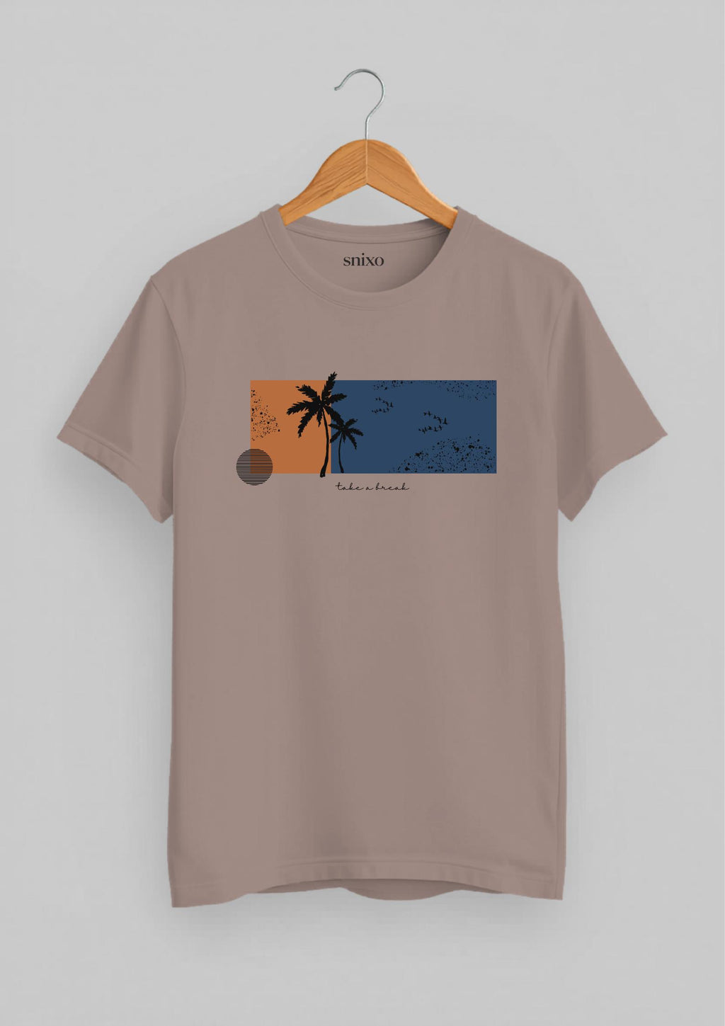 Palm Slice - Take a Break Classic Fit T-Shirt | Mushroom