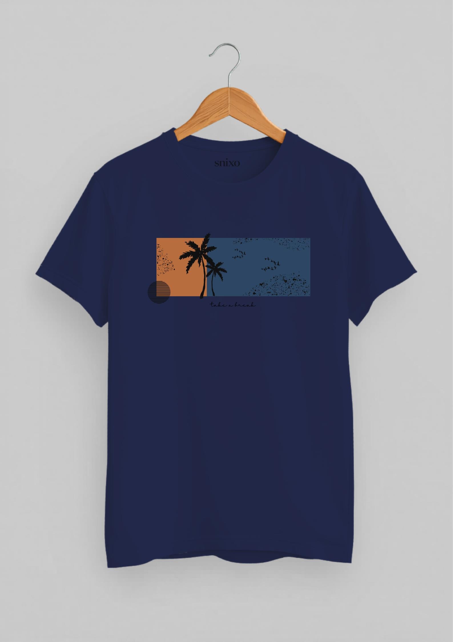Palm Slice - Take a Break Classic Fit T-Shirt | Royal Blue