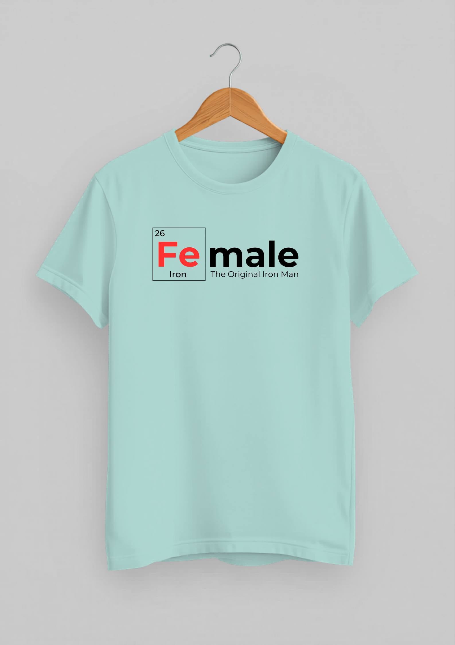 Fe Male Classic Fit T-Shirt | Mint