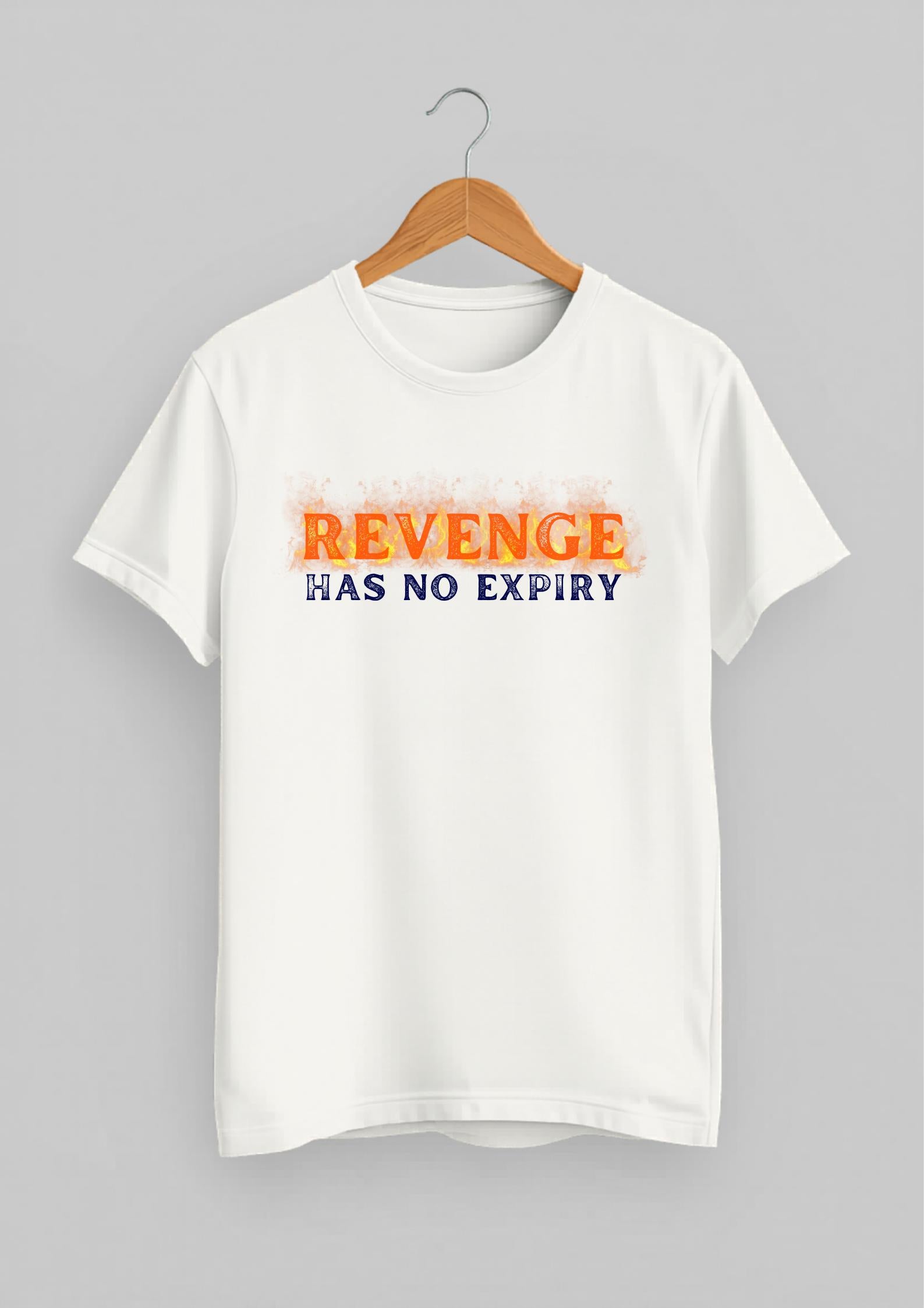 Revenge Has No Expiry Classic Fit T-Shirt | White