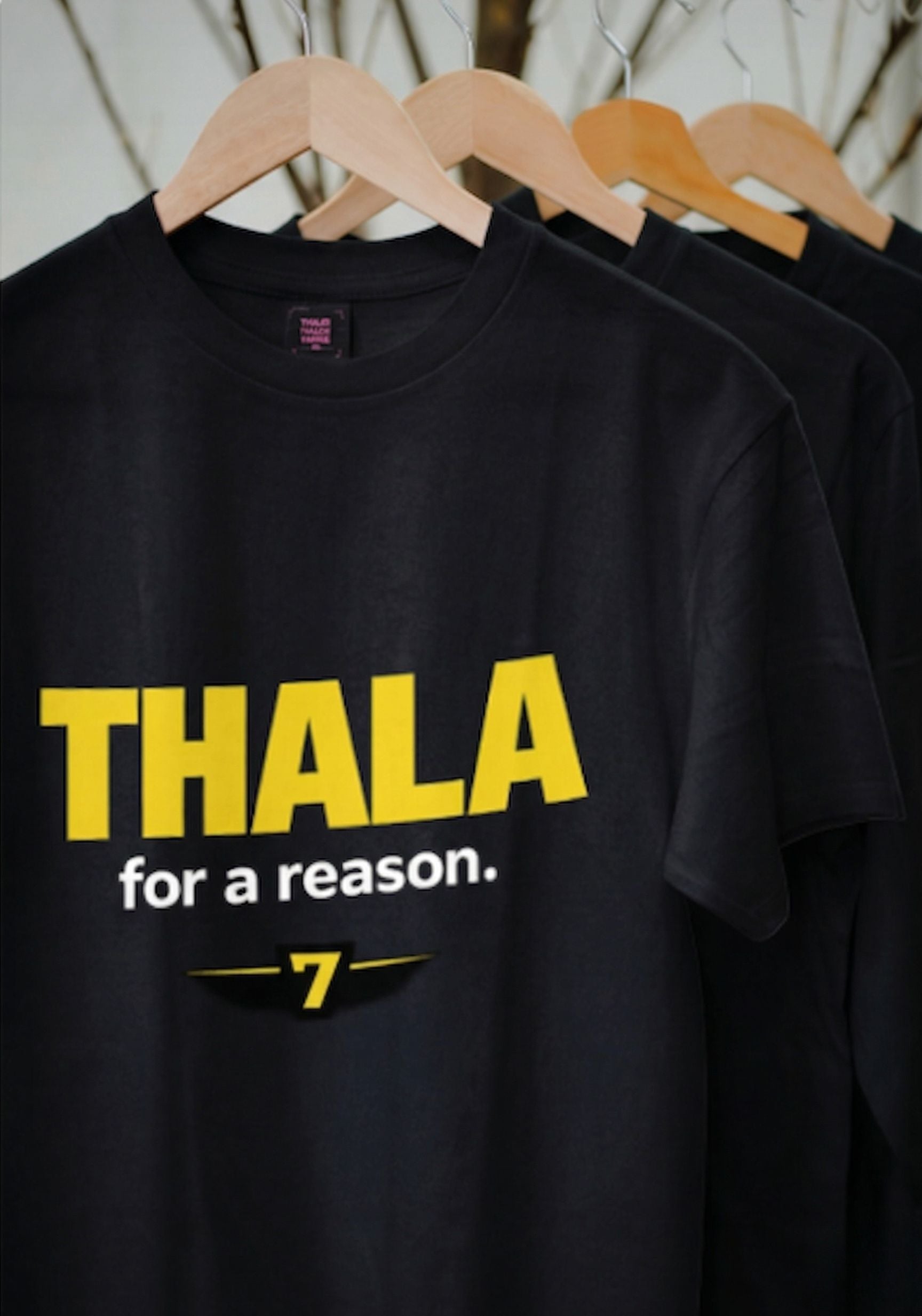 Thala For A Reason T-Shirt For Man - Fan Edition | Premium Cotton