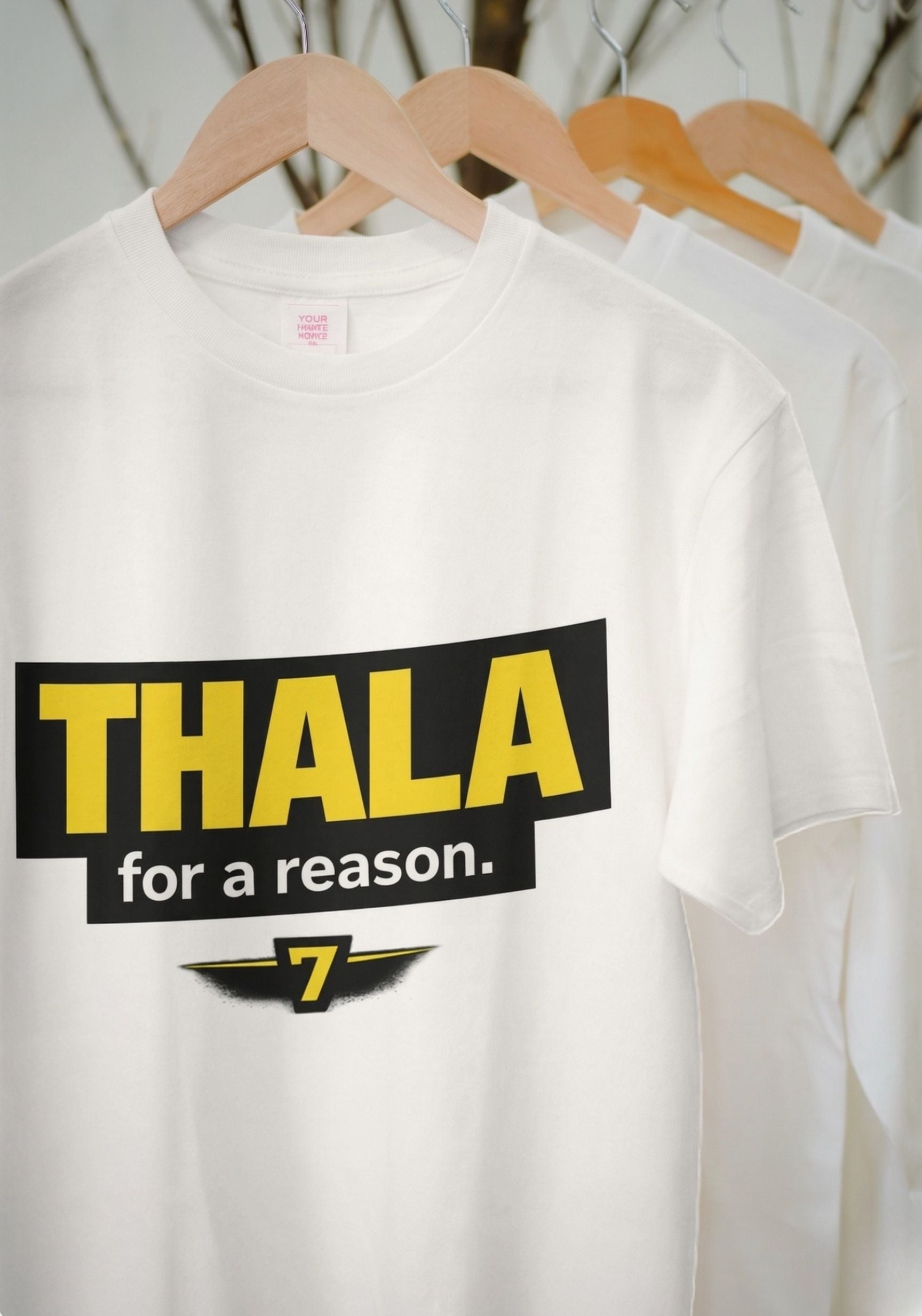 Thala For A Reason T-Shirt For Man - Fan Edition | Premium Cotton